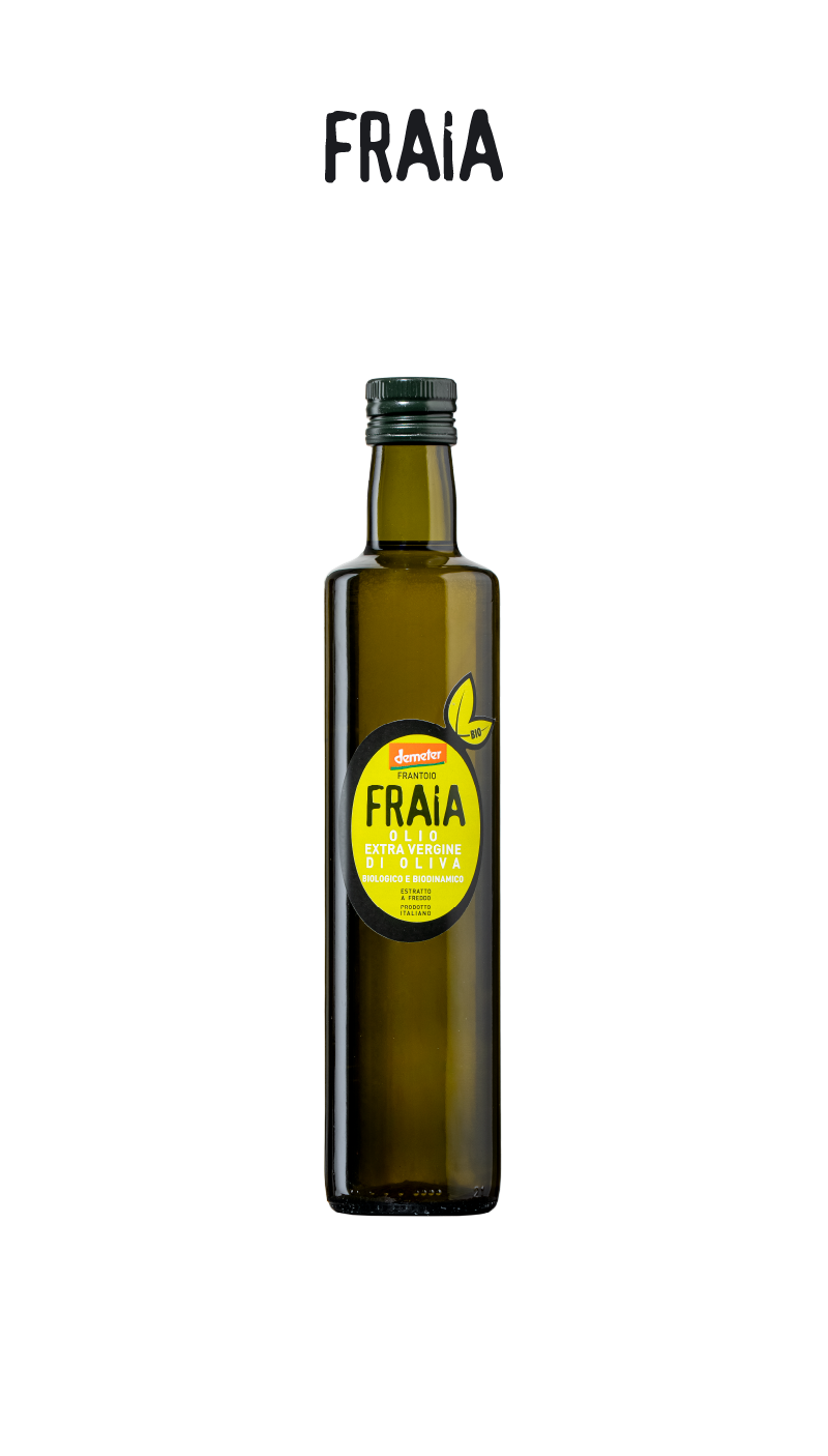FRAIA <br> Olio extravergine di oliva 500ml <br> biologico e biodinamico