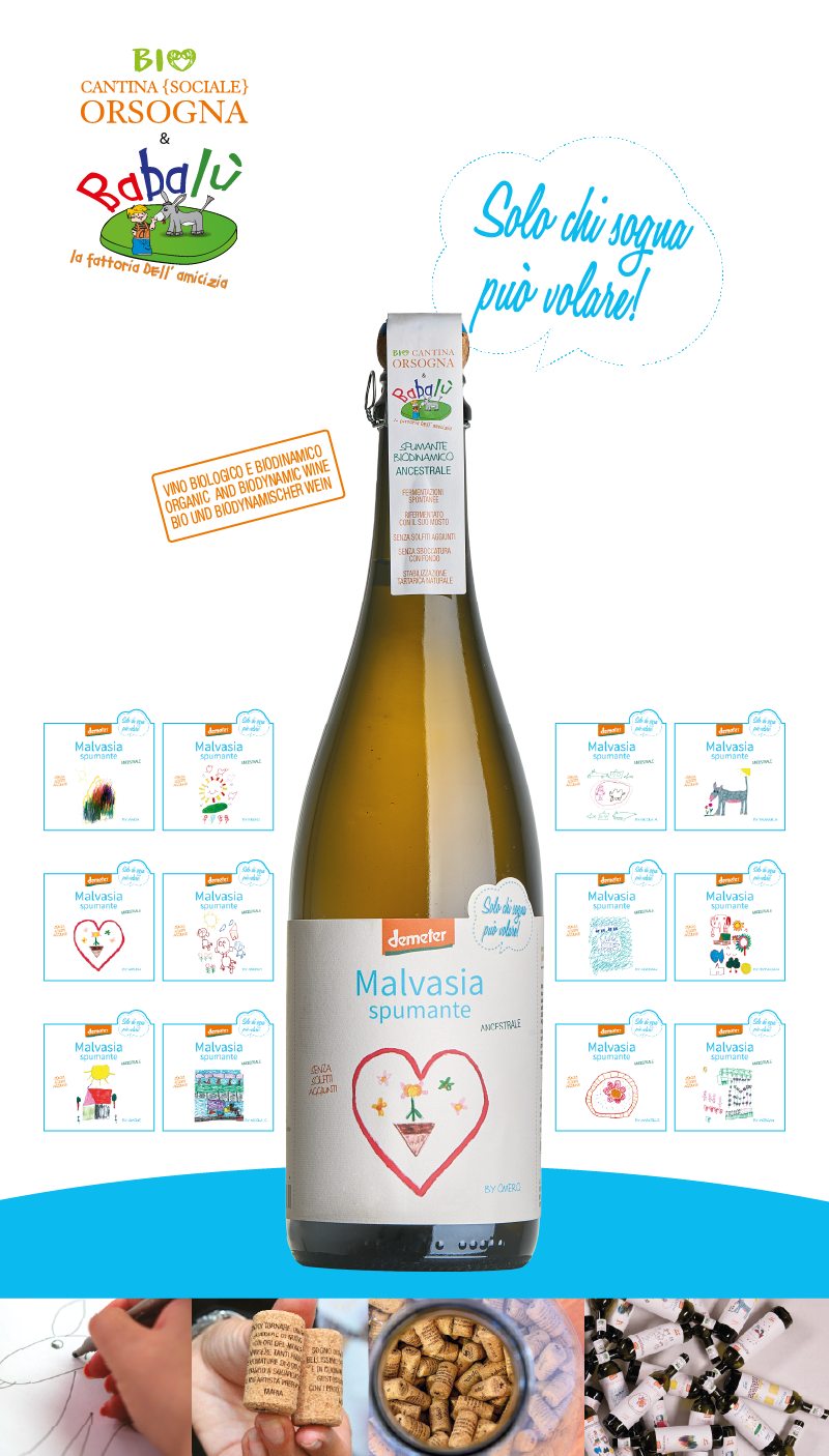 BIO Cantina Sociale Orsogna & Babalù <br>Vino Spumante Malvasia Ancestrale