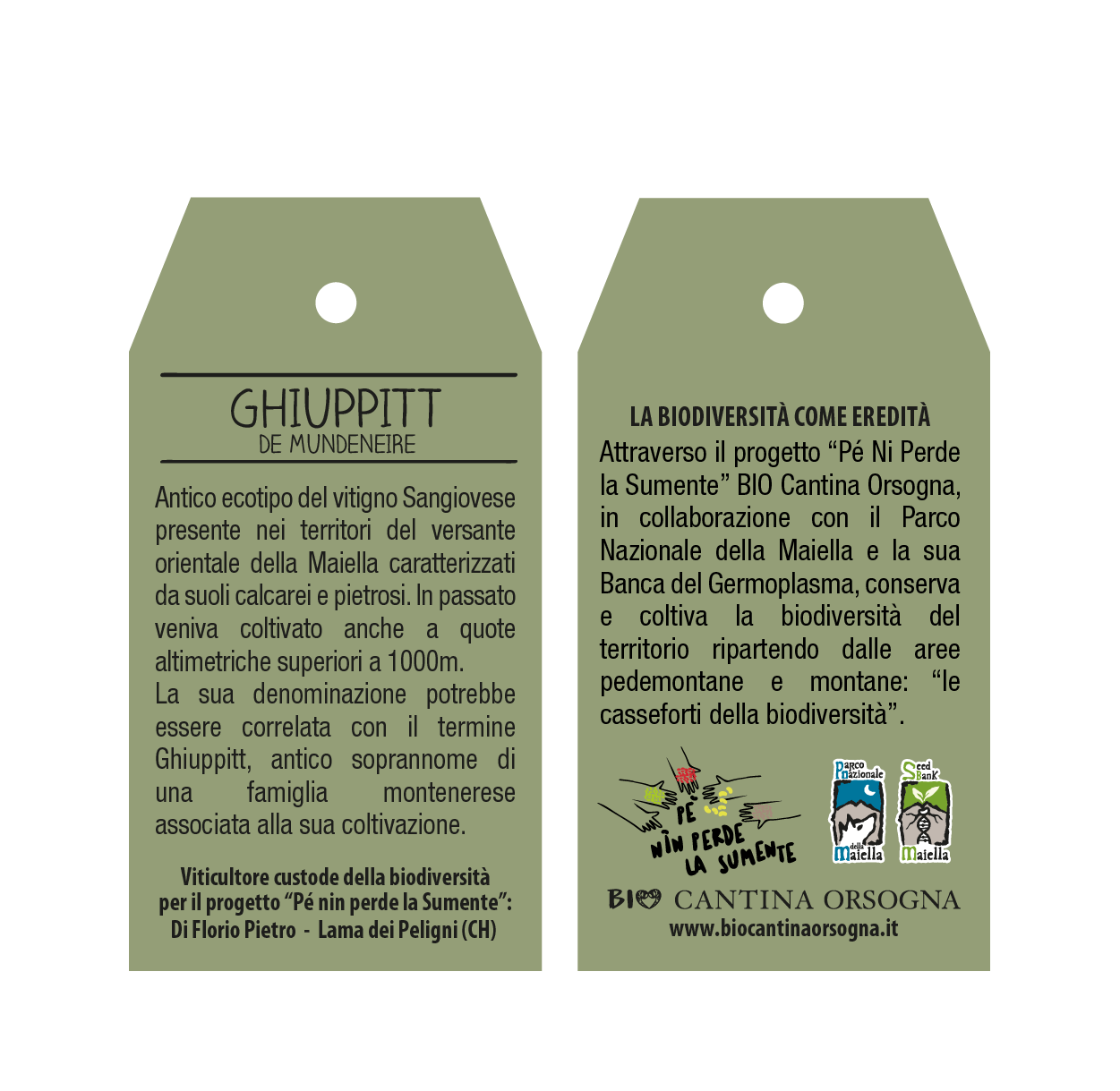 PÉ NIN PERDE LA SUMENTE <br> Ghiuppitt de Mundeneire