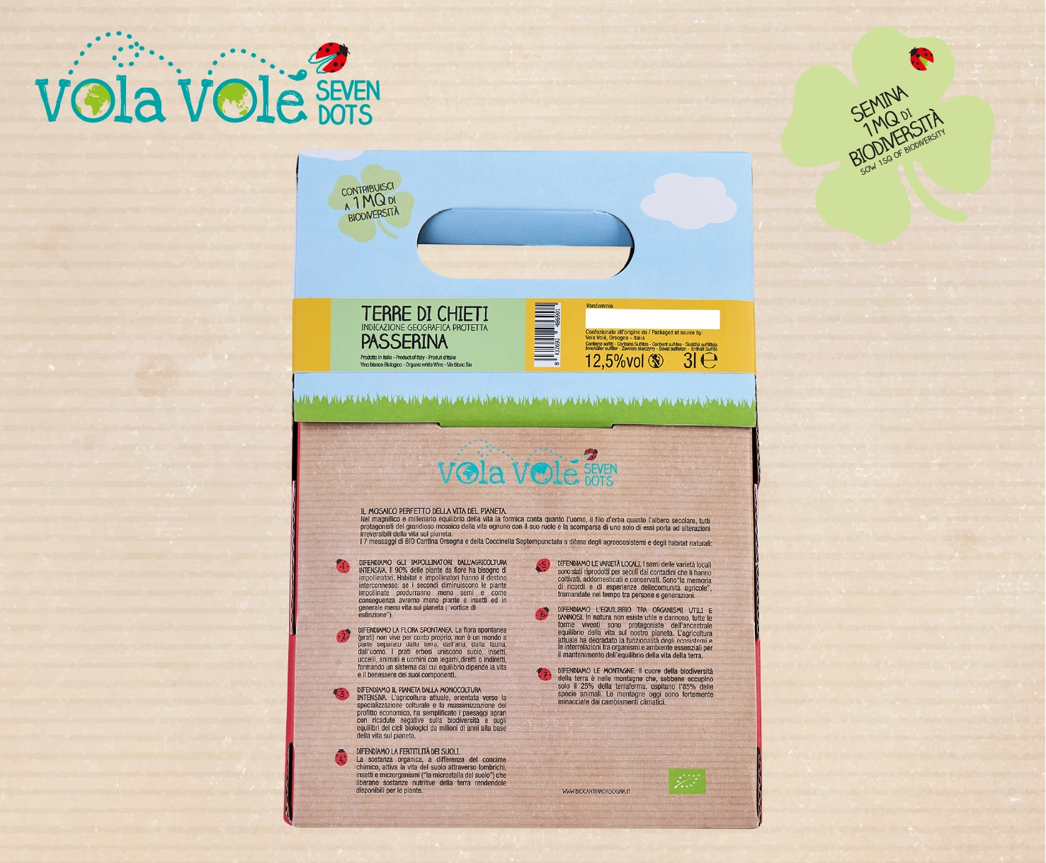Vola Volé Seven Dots BIB 3L <br>Passerina