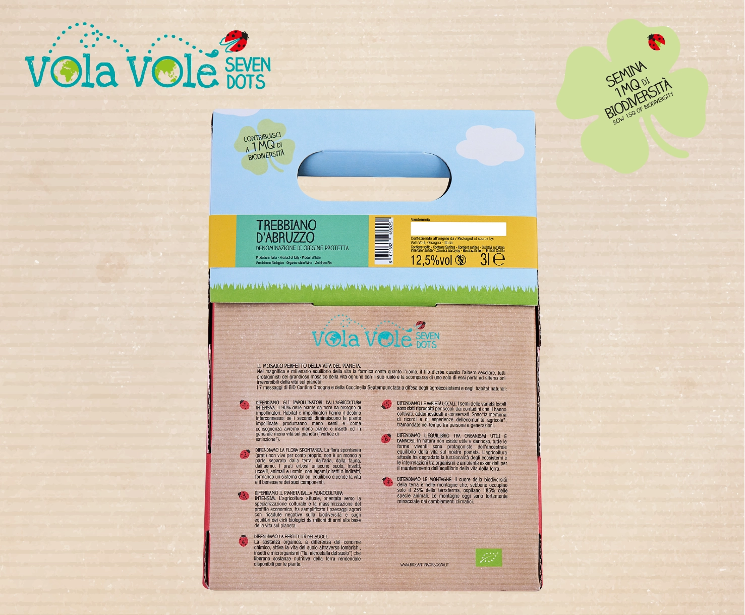 Vola Volé Seven Dots BIB 3L <br>Trebbiano d'Abruzzo DOP