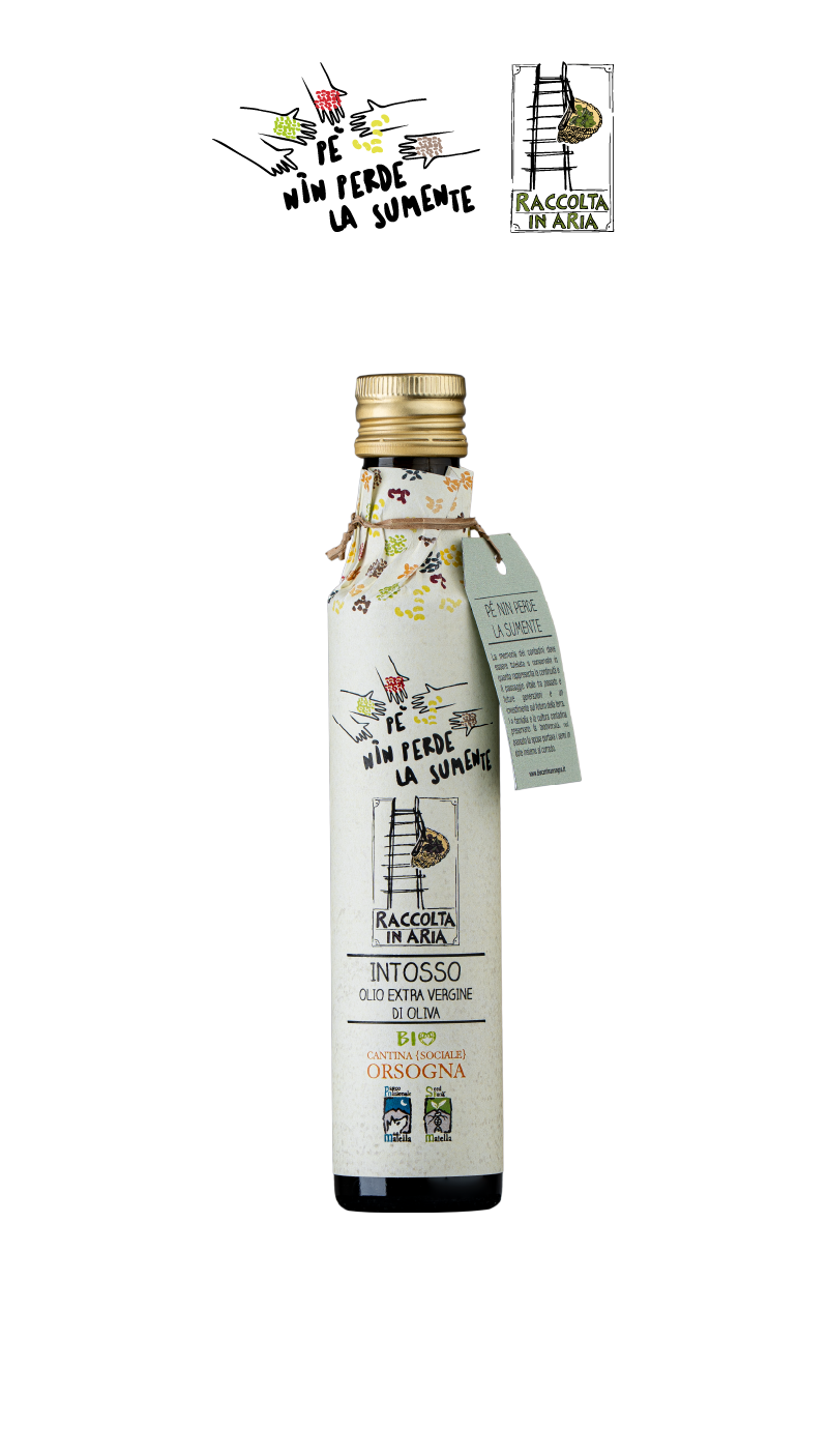 Pè Nin Perde la Sumente <br> Intosso - Olio extravergine di oliva 250ml